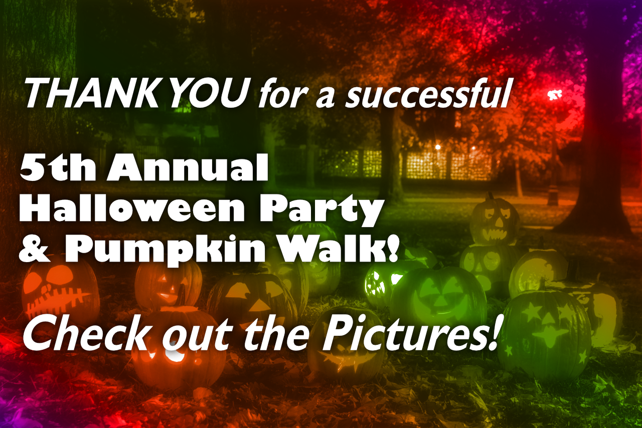 5th Annual Halloween Party & Pumpkin Walk