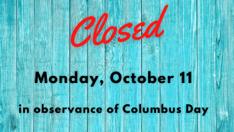 Closed Columbus Day