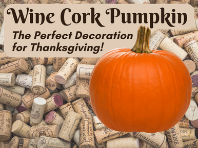 Wine Cork Pumpkin