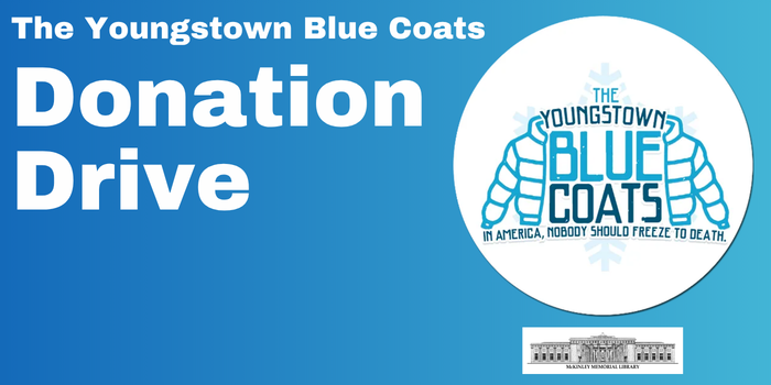 Logo design of The Youngstown Blue Coats.