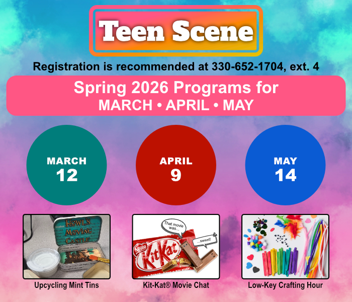 Teen Scene Spring 2026 Programs