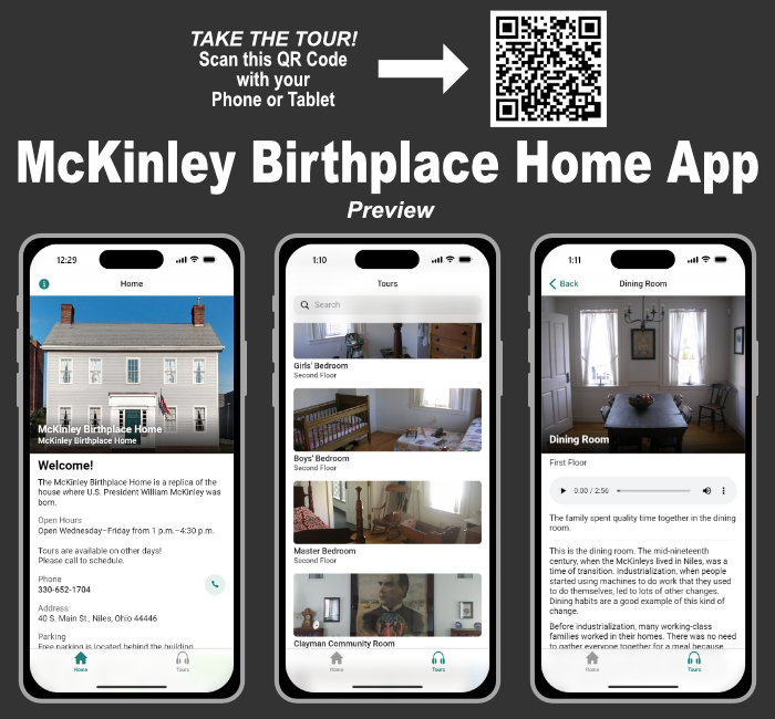 McKinley Birthplace Home App