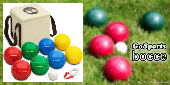Go Sports Bocce Ball Set.