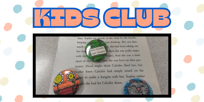 Upcycled-Word Pinback Buttons